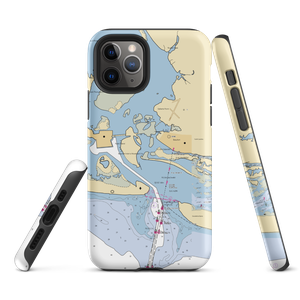 Beaufort Yacht Basin (Beaufort, NC) NOAA Chart  Tough iPhone Case