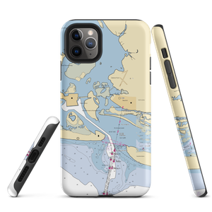 Beaufort Yacht Basin (Beaufort, NC) NOAA Chart  Tough iPhone Case