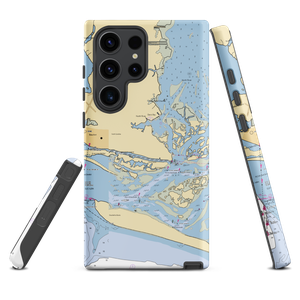 The Boathouse Marina (Beaufort, NC) NOAA Chart Samsung Phone Case