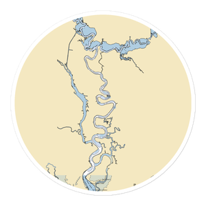 Detyens Boatyard (Charleston, SC) NOAA Chart Sticker