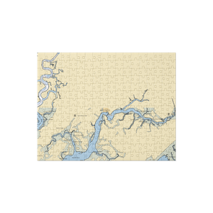 Safe Harbor City Boatyard (Charleston, SC) NOAA Chart Jigsaw Puzzle