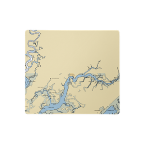 Safe Harbor City Boatyard (Charleston, SC) NOAA Chart  Gaming Mouse Pad