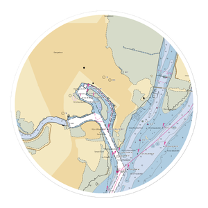 Georgetown Municipal Harbor (Georgetown, SC) NOAA Chart Sticker