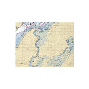 Daniel Island Marina (North Charleston, SC) NOAA Chart Jigsaw Puzzle