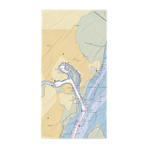 Hazzard Marine (Georgetown, SC) NOAA Chart Towel