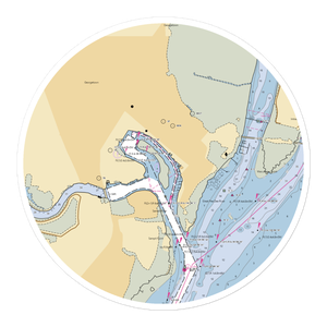 Hazzard Marine (Georgetown, SC) NOAA Chart Sticker