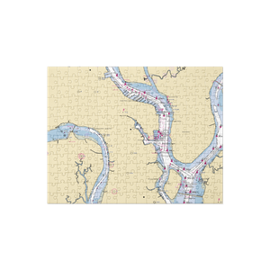 River's Edge Marina (Charleston, SC) NOAA Chart Jigsaw Puzzle