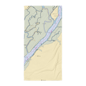 Heritage Plantation Marina (Pawleys Island, SC) NOAA Chart Towel