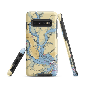 Hobcaw Yacht Club (Charleston, SC) NOAA Chart Samsung Phone Case