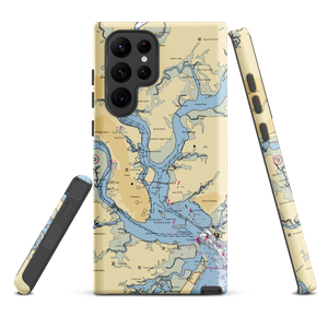 Hobcaw Yacht Club (Charleston, SC) NOAA Chart Samsung Phone Case