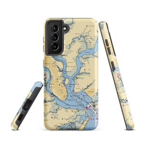 Hobcaw Yacht Club (Charleston, SC) NOAA Chart Samsung Phone Case