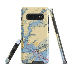 Hobcaw Creek Community Dock (Charleston, SC) NOAA Chart Samsung Phone Case