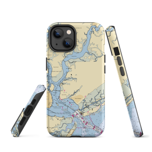 Hobcaw Creek Community Dock (Charleston, SC) NOAA Chart  Tough iPhone Case