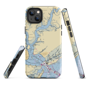 Hobcaw Creek Community Dock (Charleston, SC) NOAA Chart  Tough iPhone Case