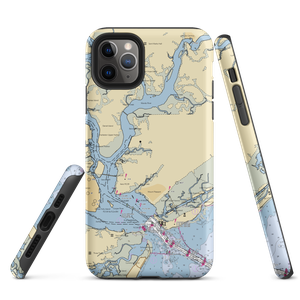 Hobcaw Creek Community Dock (Charleston, SC) NOAA Chart  Tough iPhone Case