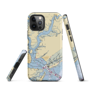 Hobcaw Creek Community Dock (Charleston, SC) NOAA Chart  Tough iPhone Case