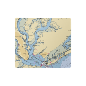 Hobcaw Creek Community Dock (Charleston, SC) NOAA Chart  Gaming Mouse Pad