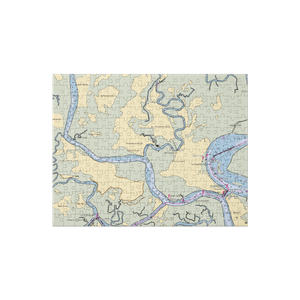 B and B Seafood (Green Pond, SC) NOAA Chart Jigsaw Puzzle