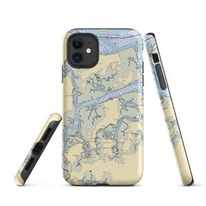 Dataw Island Marina (Beaufort, SC) NOAA Chart  Tough iPhone Case