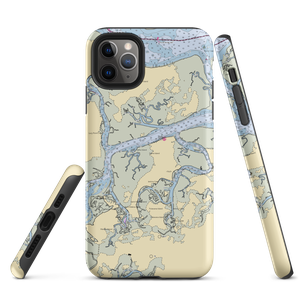 Dataw Island Marina (Beaufort, SC) NOAA Chart  Tough iPhone Case