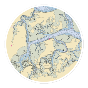 Dataw Island Marina (Beaufort, SC) NOAA Chart Sticker