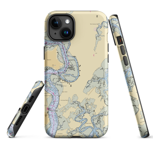 Lady's Island Marina (Beaufort, SC) NOAA Chart  Tough iPhone Case