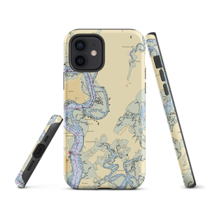 Lady's Island Marina (Beaufort, SC) NOAA Chart  Tough iPhone Case