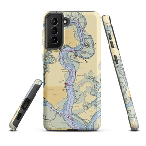 Beaufort Yacht and Sailing Club (Beaufort, SC) NOAA Chart Samsung Phone Case