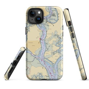 Safe Harbor Port Royal Landing (Port Royal, SC) NOAA Chart  Tough iPhone Case