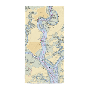 Safe Harbor Port Royal Landing (Port Royal, SC) NOAA Chart Towel