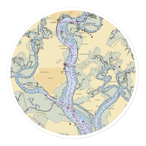 Safe Harbor Port Royal Landing (Port Royal, SC) NOAA Chart Sticker