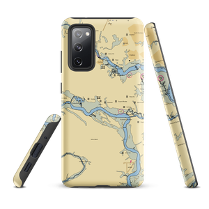 Clark Island Marina (Charleston, SC) NOAA Chart Samsung Phone Case