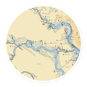 Clark Island Marina (Charleston, SC) NOAA Chart Sticker