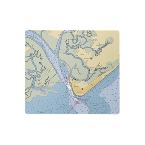 Edisto Island Marina (Edisto Island, SC) NOAA Chart  Gaming Mouse Pad