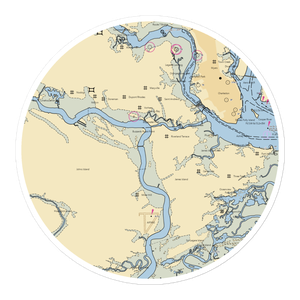 St. Johns Yacht Harbor (Charleston, SC) NOAA Chart Sticker