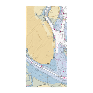 Safe Harbor Bristol (Charleston, SC) NOAA Chart Towel