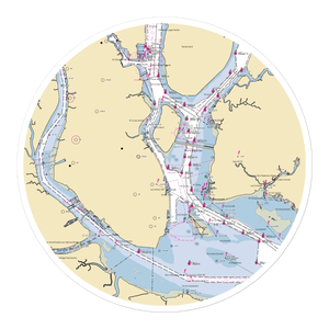 Seabreeze Marina (Charleston, SC) NOAA Chart Sticker