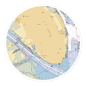 The Condominium Association at Ashley Marina (Charleston, SC) NOAA Chart Sticker