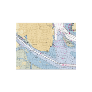 Ripley Light Marina (Charleston, SC) NOAA Chart Jigsaw Puzzle