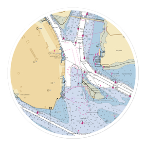 Charleston Waterfront Park (Charleston, SC) NOAA Chart Sticker