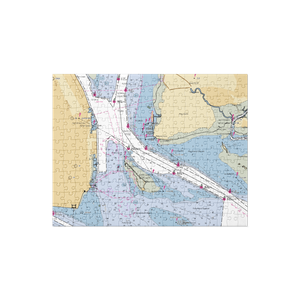 Charleston Harbor Marina (Charleston, SC) NOAA Chart Jigsaw Puzzle