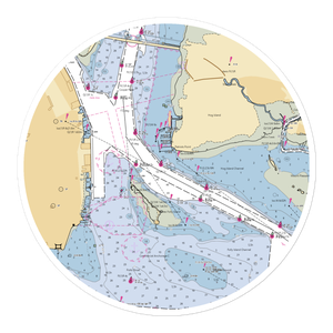 Charleston Harbor Marina (Charleston, SC) NOAA Chart Sticker