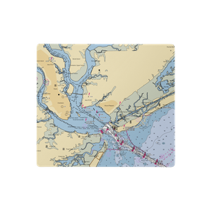 Old Village Yacht Club (Sullivans Island, SC) NOAA Chart  Gaming Mouse Pad