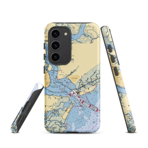 Shem Creek Marina (Sullivans Island, SC) NOAA Chart Samsung Phone Case