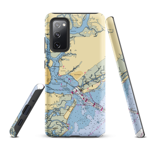 Shem Creek Marina (Sullivans Island, SC) NOAA Chart Samsung Phone Case