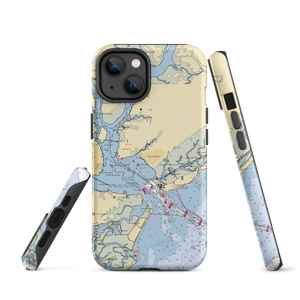 Shem Creek Marina (Sullivans Island, SC) NOAA Chart  Tough iPhone Case