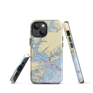 Shem Creek Marina (Sullivans Island, SC) NOAA Chart  Tough iPhone Case