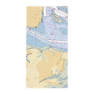 James Island Yacht Club (Charleston, SC) NOAA Chart Towel