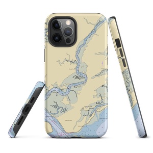 Bohicket Marina (Wadmalaw Island, SC) NOAA Chart  Tough iPhone Case