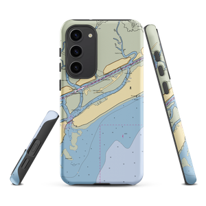 Long Island Yacht Harbor (Sullivans Island, SC) NOAA Chart Samsung Phone Case